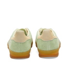 Adidas Gazelle Indoor Sneakers in Semi Green Spark/Almost Yellow/Cream White