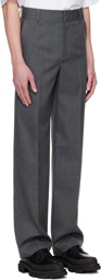 We11done Gray Wide-Leg Trousers