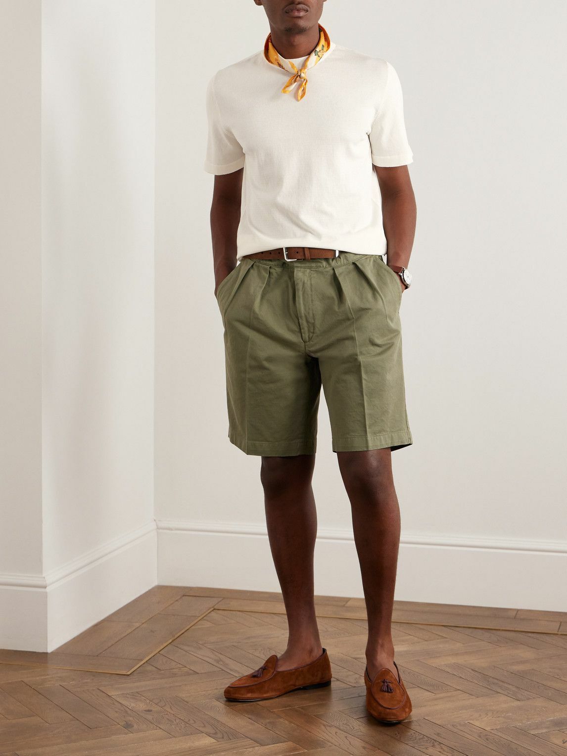 Rubinacci - Slim-Fit Cotton T-Shirt - White