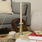 The Conran Shop Wardour Candlestick in Green 