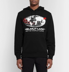 Helmut Lang - Logo-Print Loopback Cotton-Jersey Sweatshirt - Men - Black