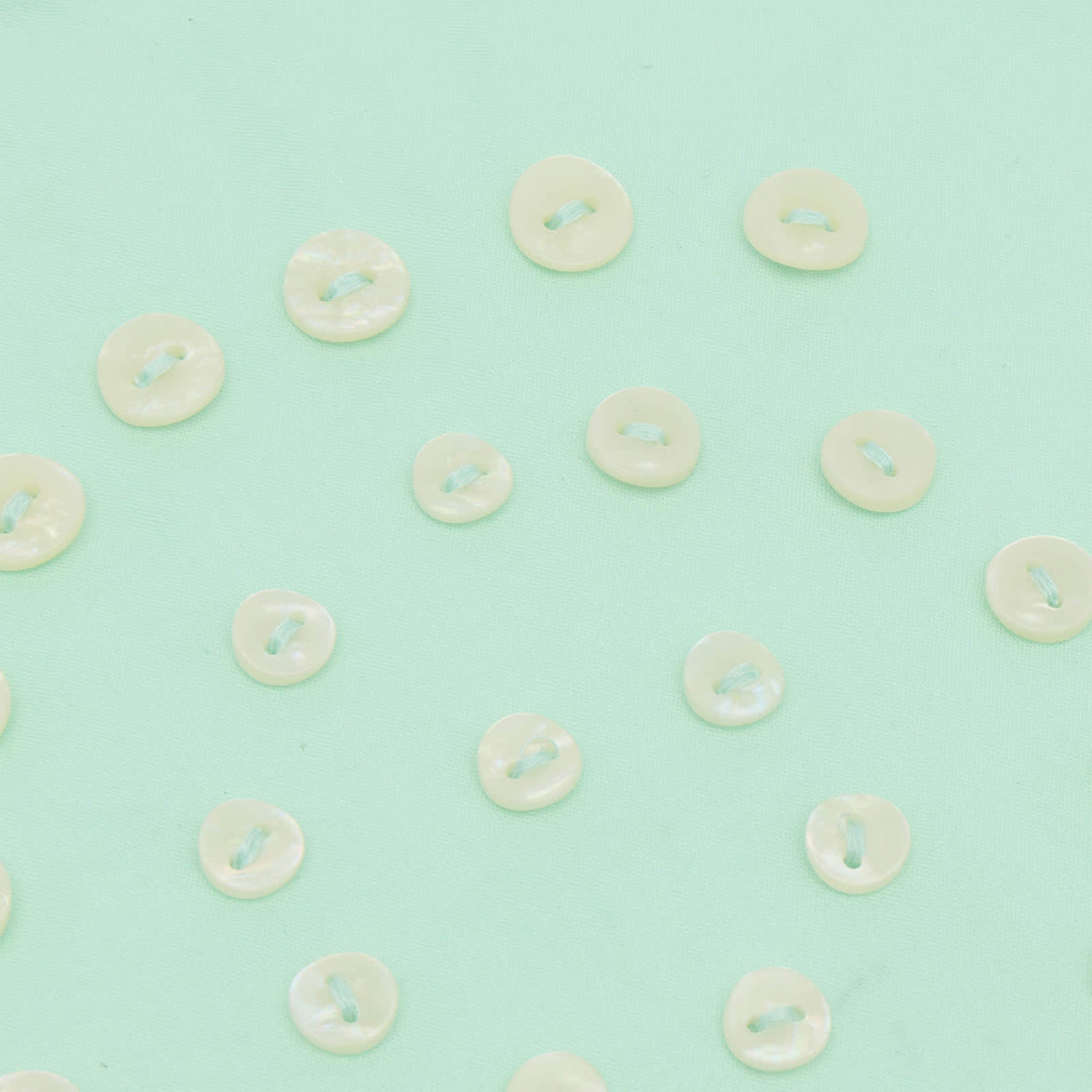 Damson Madder Women's Swirl Button Headscarf in Mint 