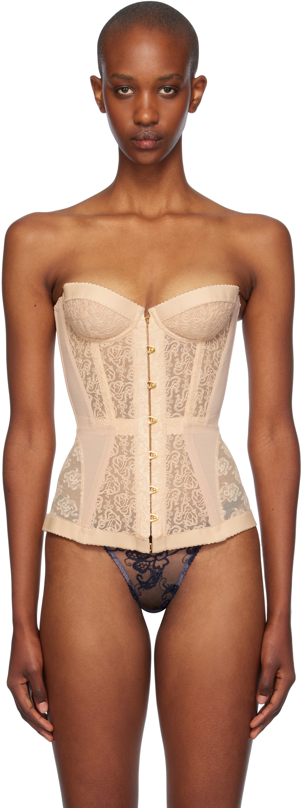 Agent Provocateur Beige Mercy Corset