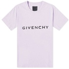 Givenchy Men's Logo T-Shirt in Lilac