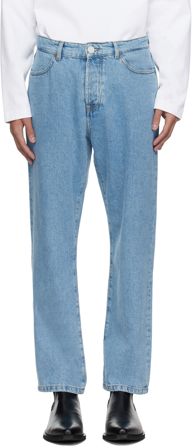 Róhe Blue Straight Leg Jeans