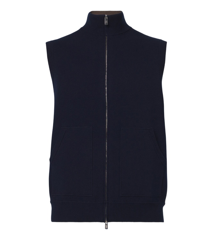 Photo: Fedeli Knitted cashmere vest