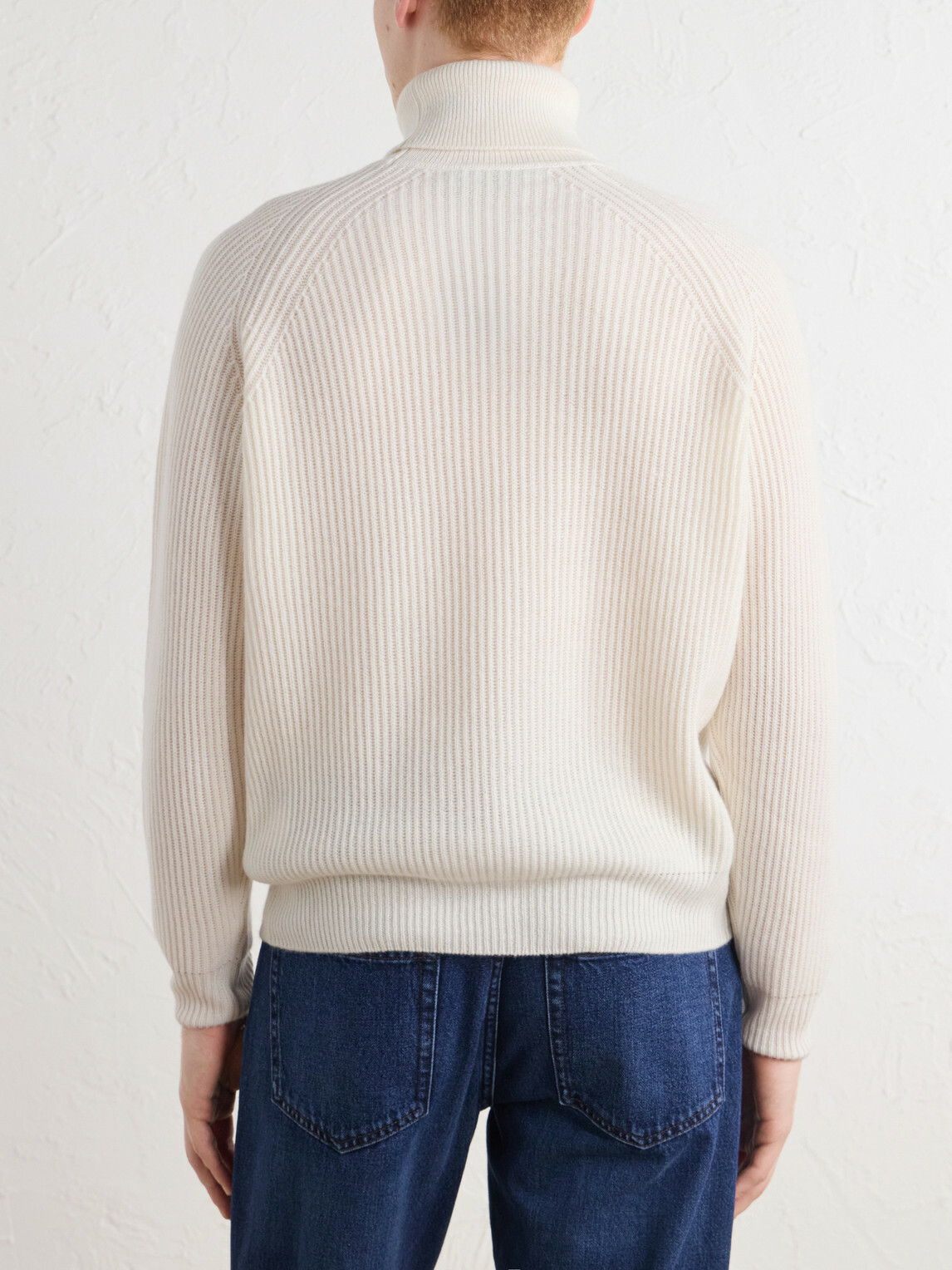 Canali - Ribbed Cashmere Rollneck Sweater - Neutrals