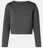 'S Max Mara Embellished jersey sweatshirt