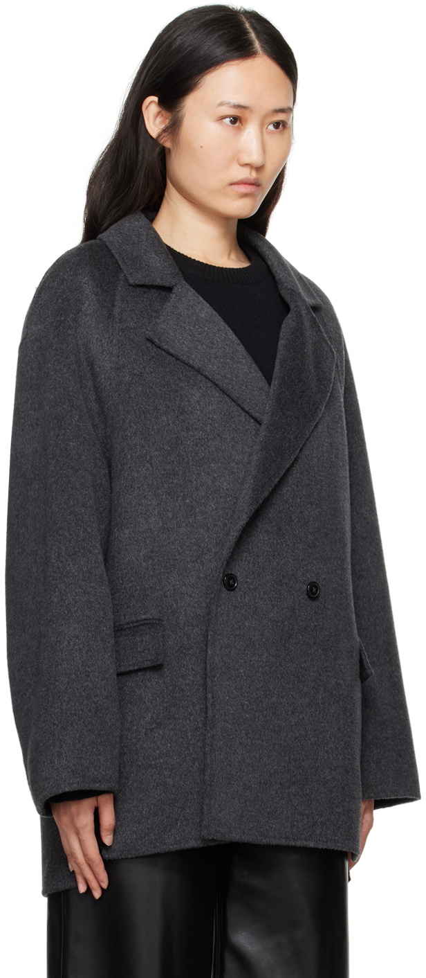 Loulou Studio Gray Gary Coat