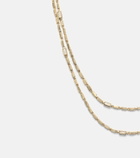 Suzanne Kalan 18kt gold chain necklace with diamonds
