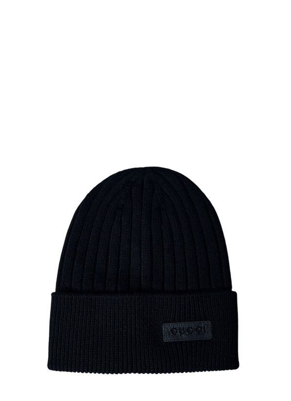 Photo: Gucci Logo Motif Beanie Hat