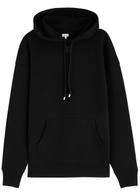 Loewe Anagram Hooded Cotton Sweatshirt Black