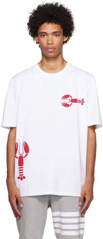 Photo: Thom Browne White Lobster T-Shirt