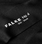 Falke - No. 4 Silk Socks - Black