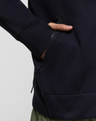 C.P. Company Diagonal Raised Fleece Sweatshirts   Hooded Open Blue - Mens - Hoodies/Zippers