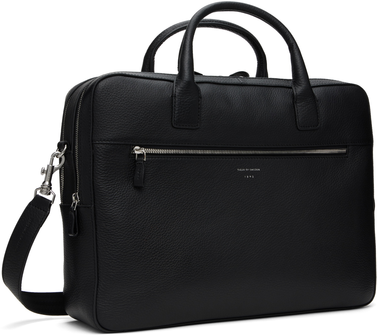 Tiger of Sweden Black Beckholmen Briefcase
