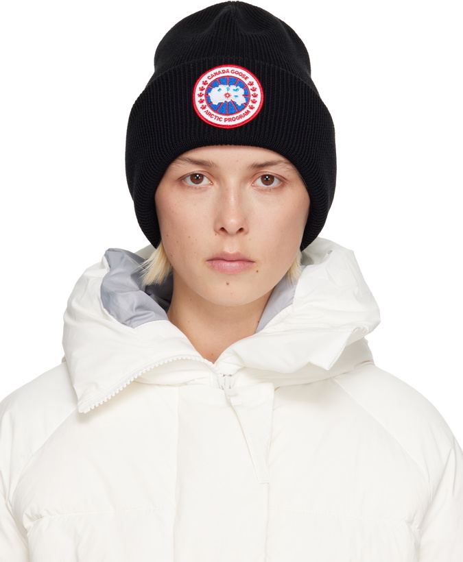 Photo: Canada Goose Black Arctic Beanie