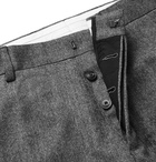 AMI - Grey Slim-Fit Virgin Wool-Twill Trousers - Gray