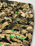 Nike - ACG Smith Summit Straight-Leg Convertible Camouflage-Print Belted Canvas Cargo Trousers - Green