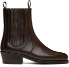 LEMAIRE Brown Leather Chelsea Boots