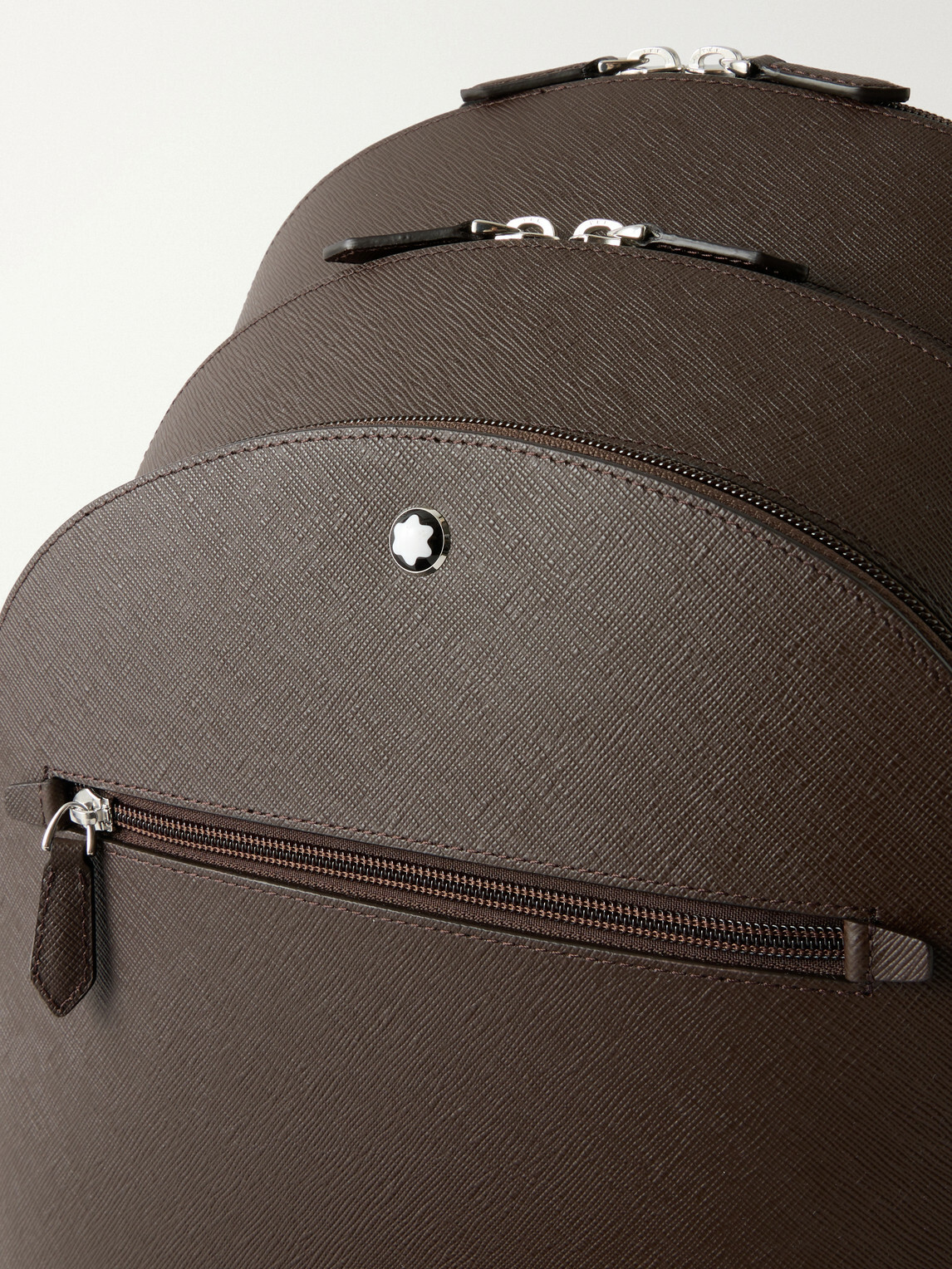 Montblanc - Logo-Appliquéd Textured-Leather Backpack