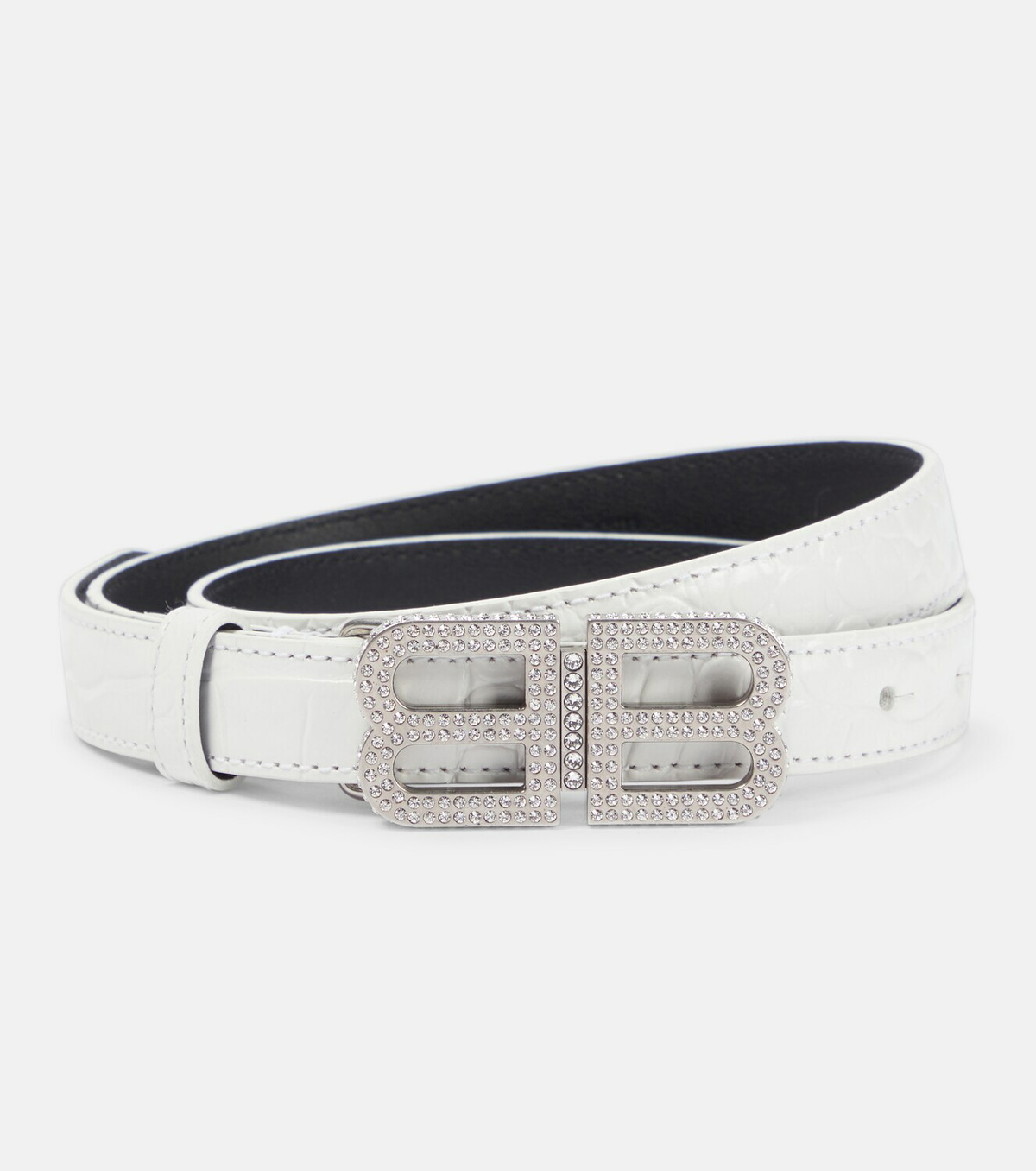 ベルト BALENCIAGA Bb Hourglass Thin Belt Women's Bb Hourglass Thin Belt in Black | Balenciaga US