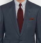 Kingsman - Navy Slim-Fit Birdseye Wool Suit - Blue