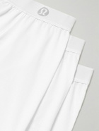 Lululemon - Always in Motion Three-Pack Stretch-Modal Jersey Boxer Briefs - White