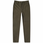 Visvim Men's Tapered Chino Pant in Olive