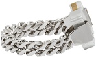 1017 ALYX 9SM Silver & Gold Cubix Chain Bracelet