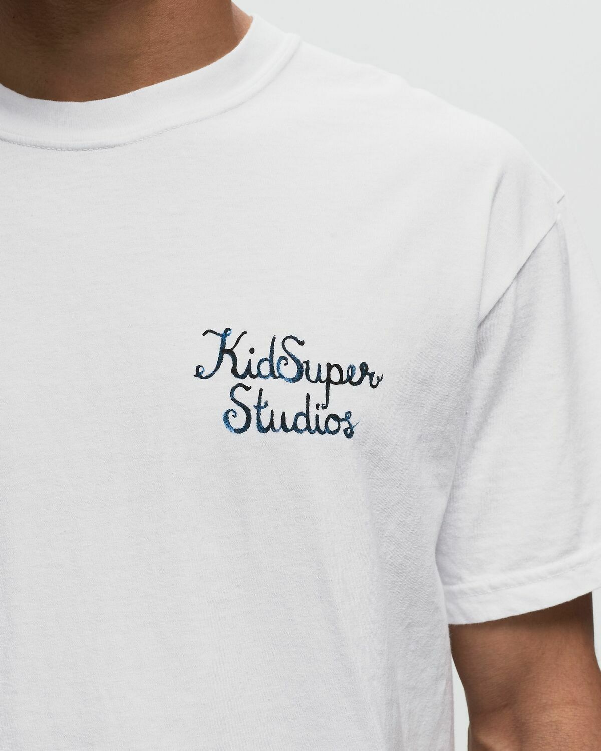 Kid Super Studios Script Logo Tee White Shortsleeves