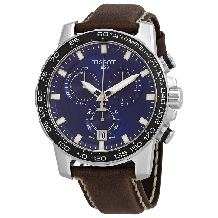 Photo: Tissot Supersport Chronograph Quartz Blue Dial Mens Watch T125.617.16.041.00