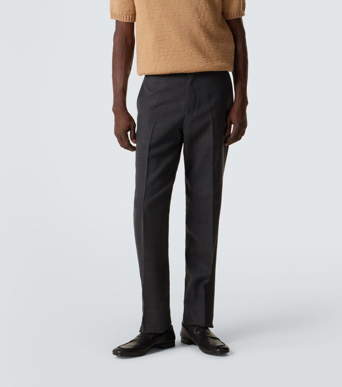 パンツ PRADA 11SS Archive Virgin Wool Slacks Buy Prada Black Slim-fit Pants in Virgin Wool For Men Online