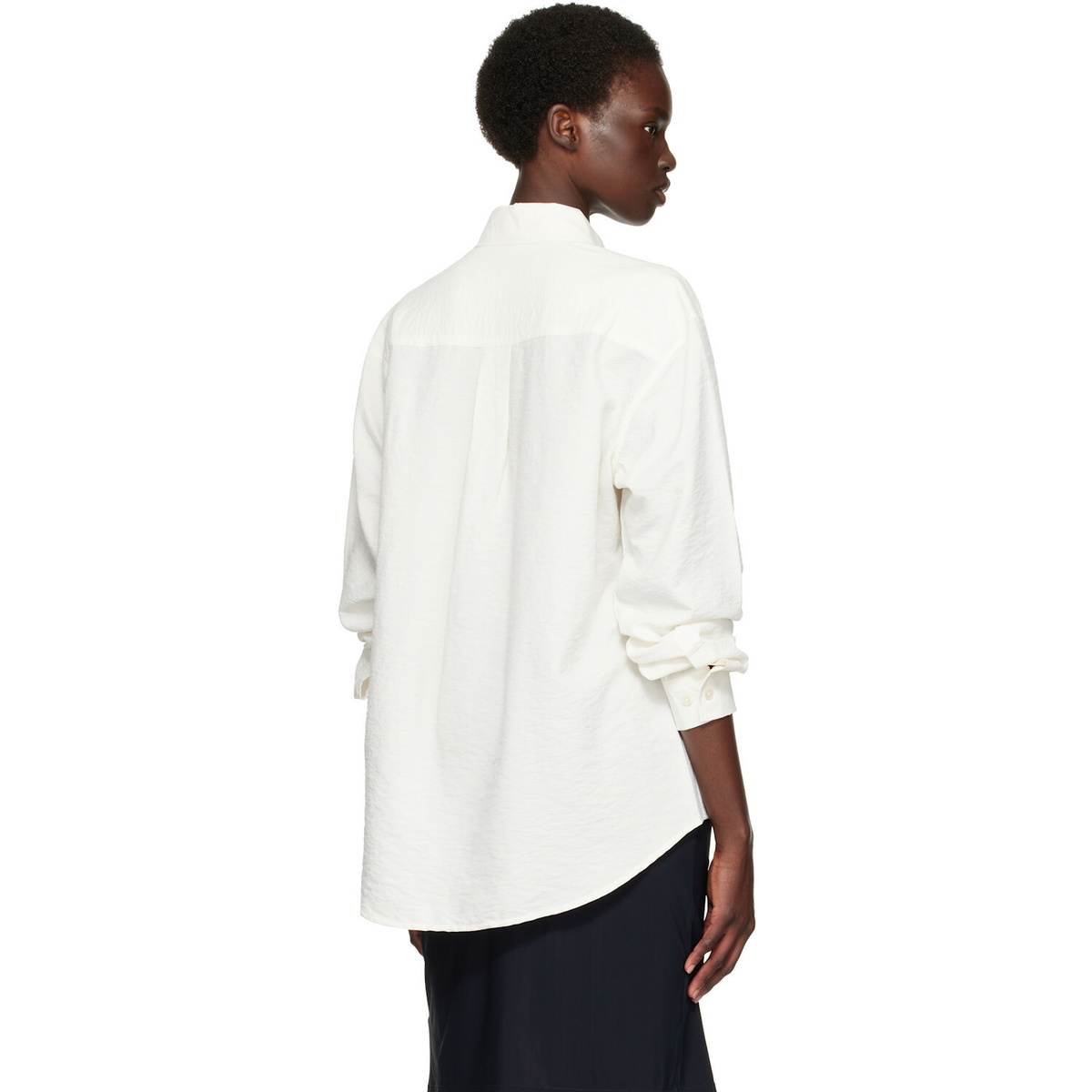 TONYWACK Off-White Silk Crêpe Shirt