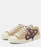 Vivienne Westwood Plimsoll printed low-top sneakers