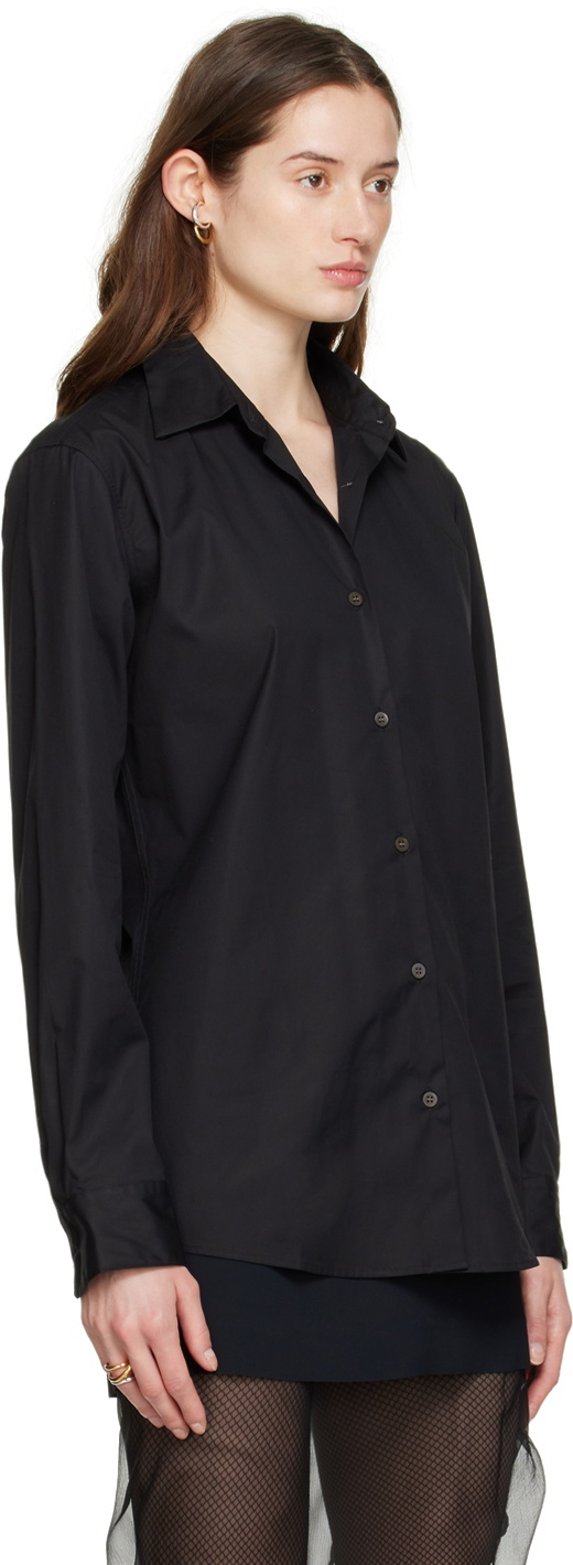 Dries Van Noten Black Spread Shirt Dries Van Noten