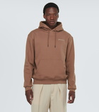 Jacquemus Le Sweatshirt Brodé cotton hoodie