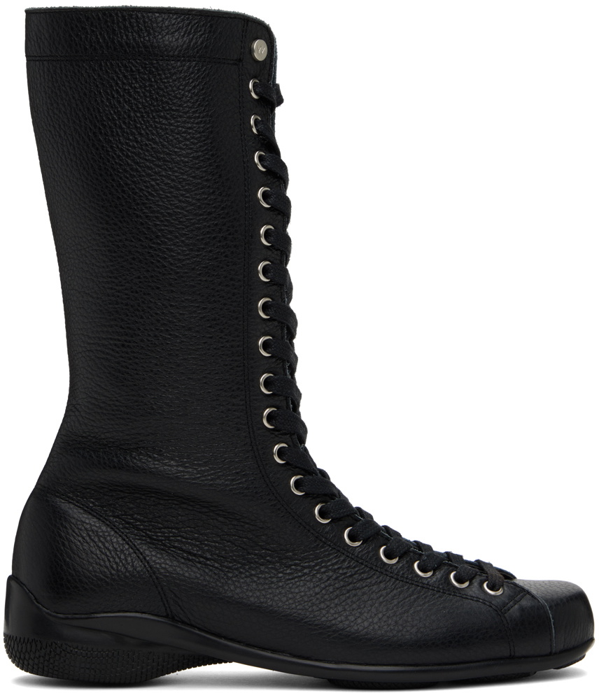OPEN YY Off-White Lace Up Training Boots OPEN YY