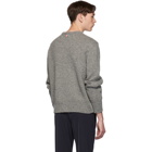 Thom Browne Grey Relaxed-Fit Pullover Sweater