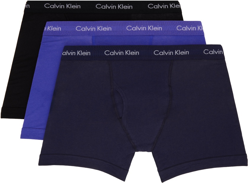 Photo: Calvin Klein Underwear Three-Pack Multicolor Boxer Briefs