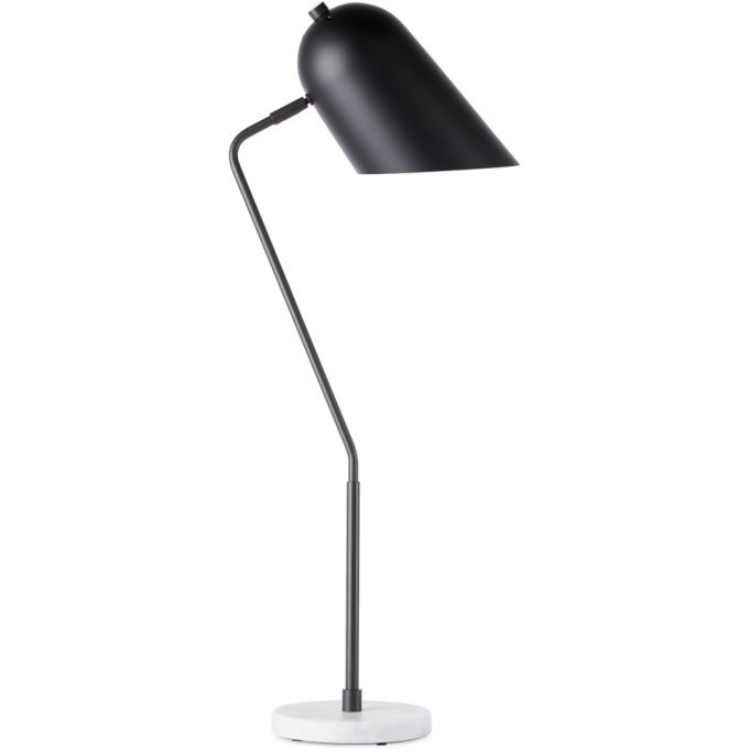 Photo: Lambert and Fils Black Graphite Cliff Table Lamp