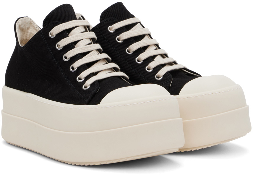 Rick Owens DRKSHDW Black Porterville Double Bumper Low