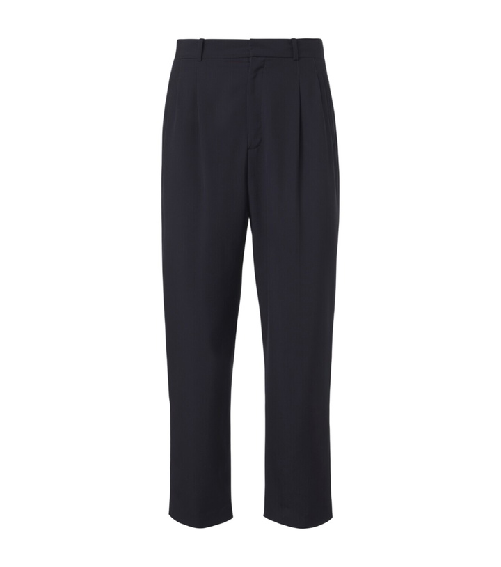 Photo: The Row Tarek virgin wool straight pants
