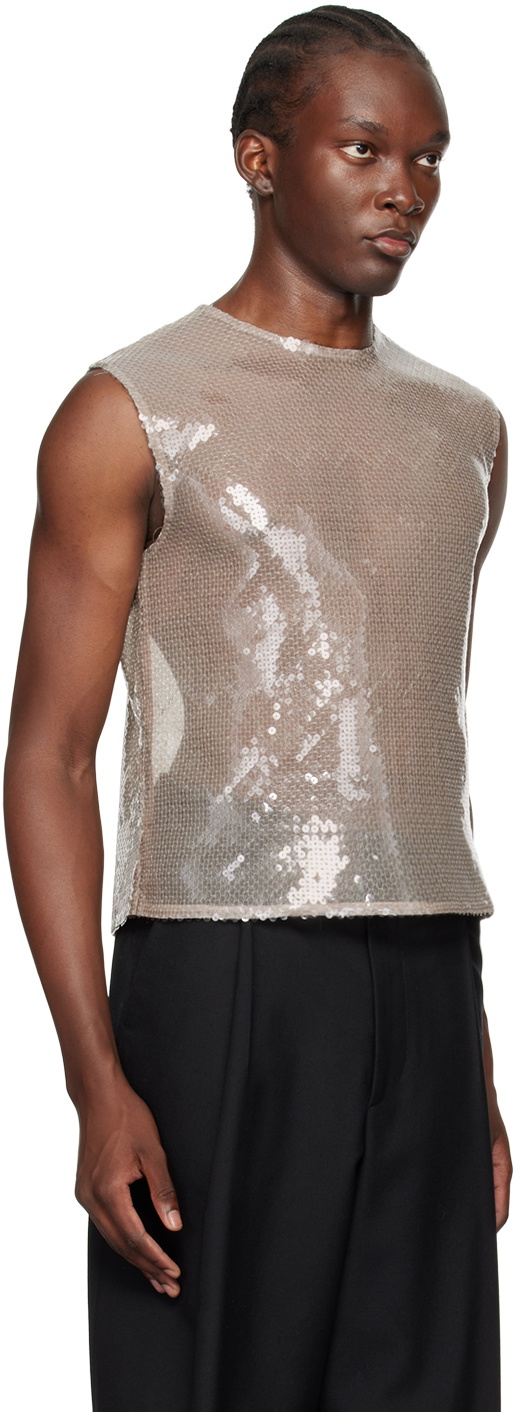 16Arlington SSENSE Exclusive Taupe Ikon Tank Top