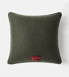 Gucci GG wool and cashmere jacquard cushion