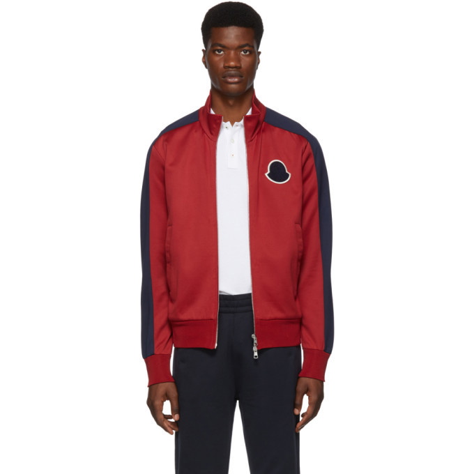 Photo: Moncler Red Cardigan Track Jacket