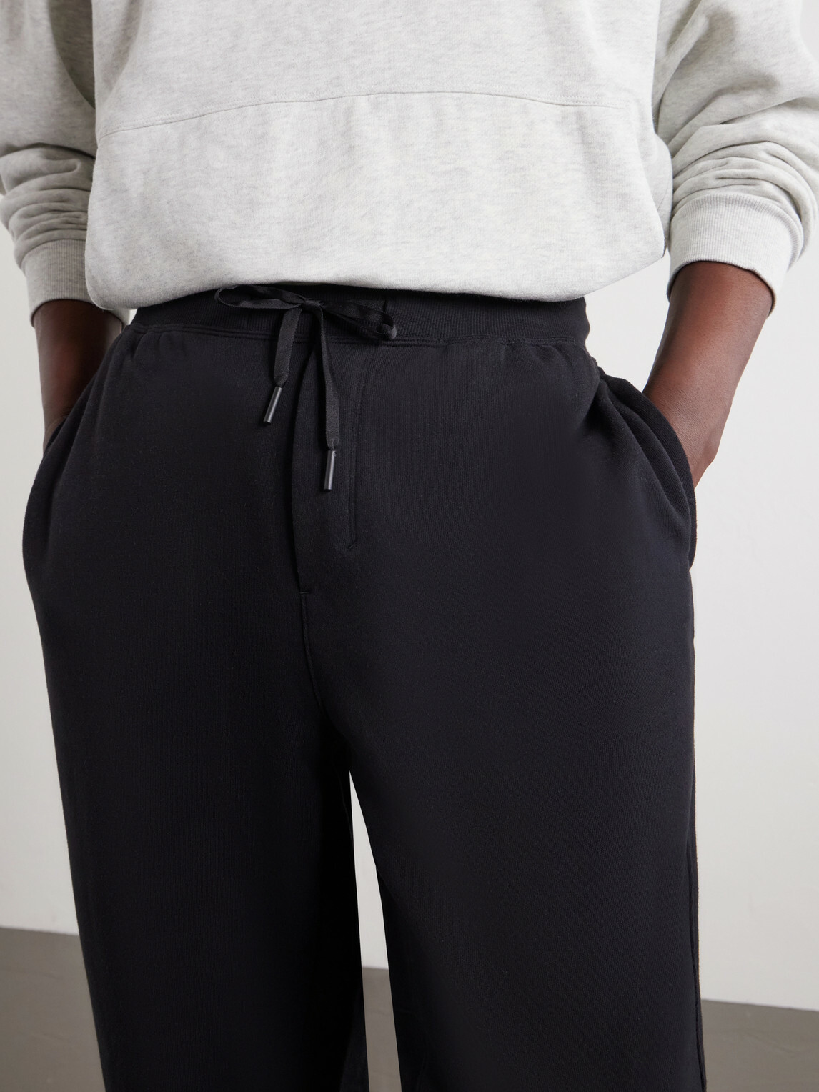 Lululemon - Steady State Slim-Fit Tapered Cotton-Blend Jersey Sweatpants - Black
