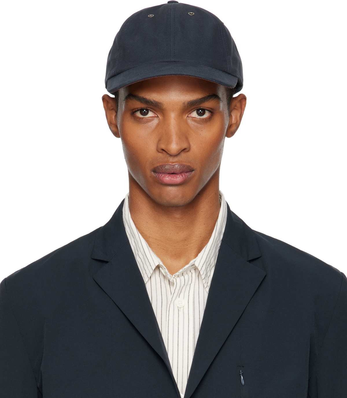 NORSE PROJECTS Navy Canvas 6-Panel Cap
