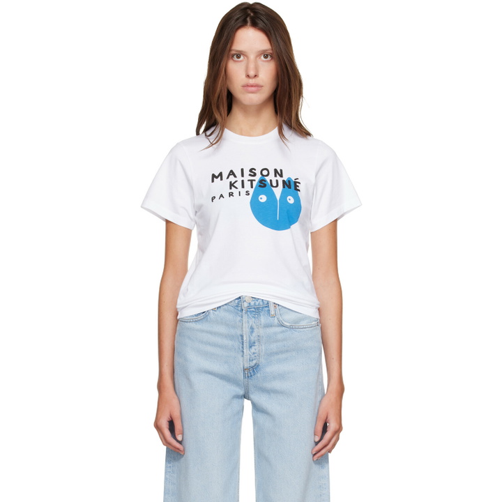 Photo: Maison Kitsuné White Fortune Fox Standard T-shirt