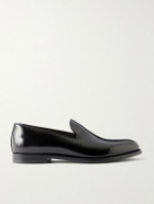 Brunello Cucinelli - Evening Glossed Leather Loafer - Black
